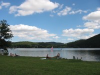 la petite plage  Chambon